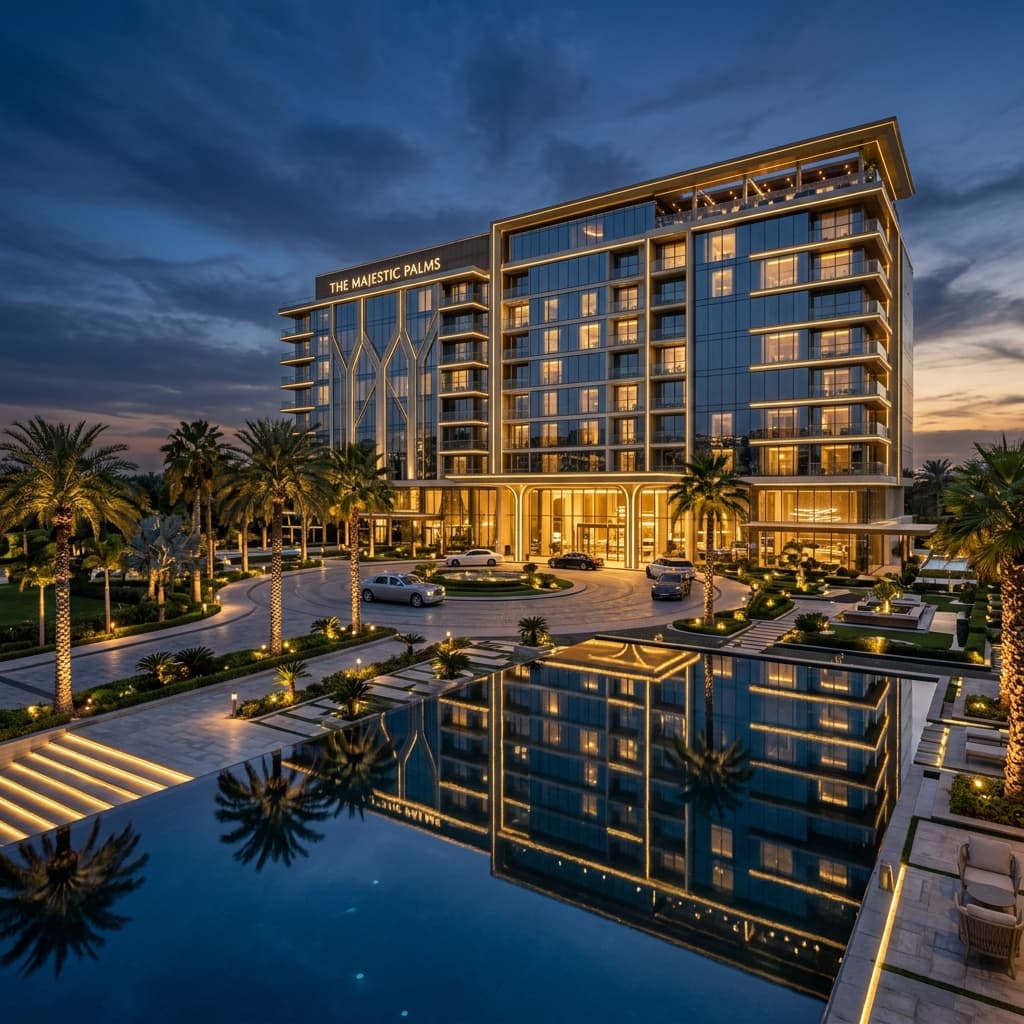 LuxStay Resort Exterior